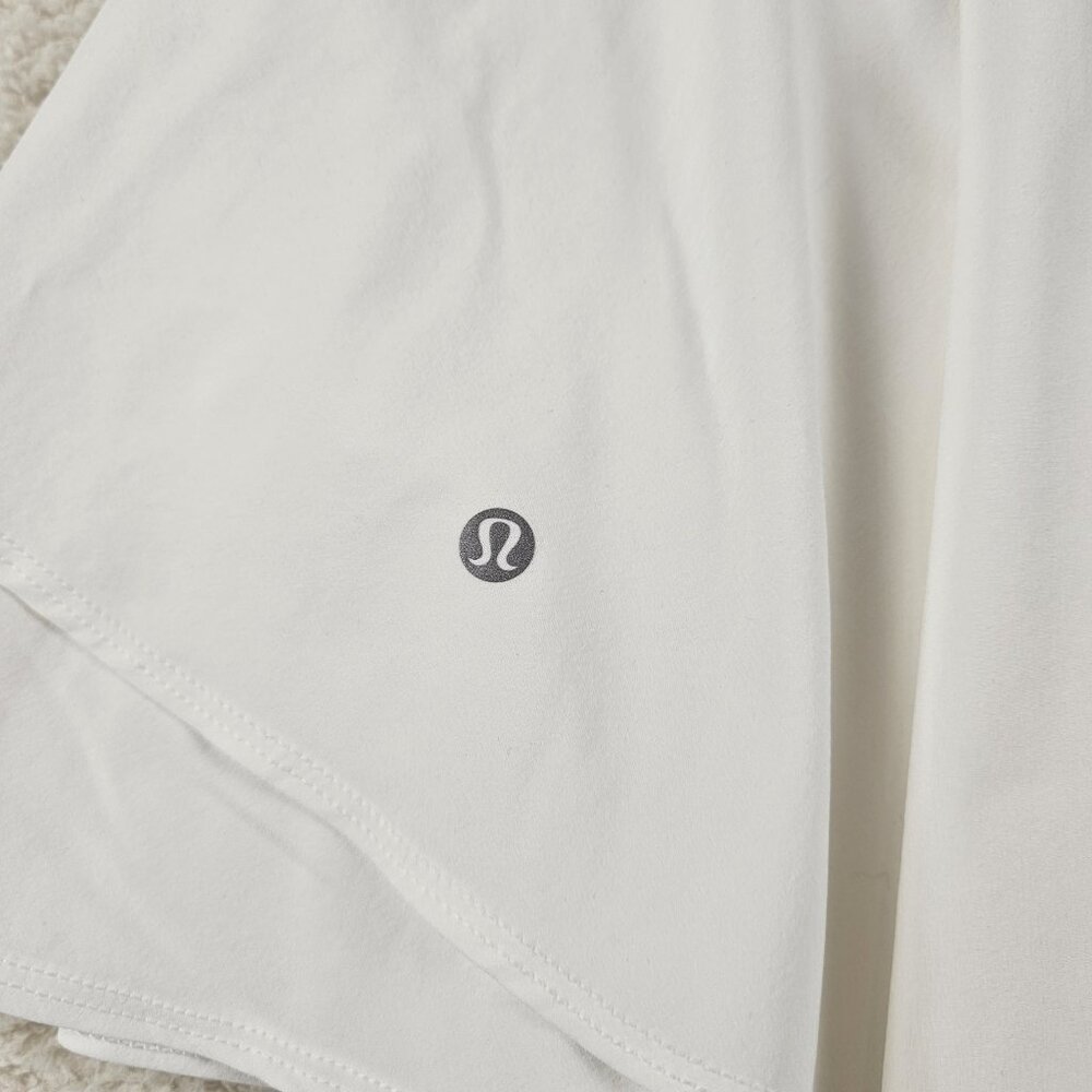 Lululemon Tennis Skirt Women's 12 White Court Rival High Rise Athleisure Running - Picture 11 of 12